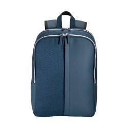 Sac a dos porte PC en simili cuir et polycoton 