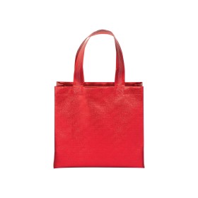 Sac shopper avec soufflet en non tissè laminé thermsoudé, anses courtes 