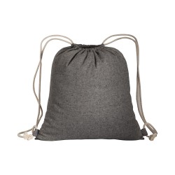 Sac à dos en coton recyclé effet mélange 