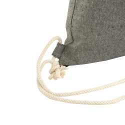 Sac à dos en coton recyclé effet mélange 