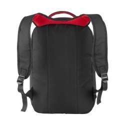 Sac-à-dos porte-pc en polyester 600D. Poche principale porte-pc et 3 poches frontales 