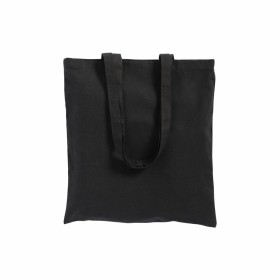 Sac shopping en coton 180 g/m2 avec anses longues et soufflet 