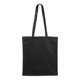 Sac shopping en coton 180 g/m2 avec anses longues et soufflet 
