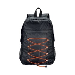 Sac à dos rectrable en polyester 210D RISTROP avec 4 poches dont 2 latérales en filet 