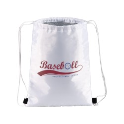 Sac à dos thermique en polyester 210 T avec fermeture réglable à cordon 