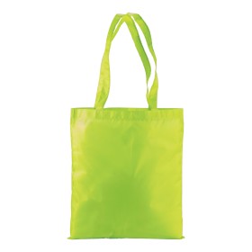 Shopper en polyester 210T couleurs fluo, anses longues 
