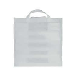 Shopper en format carton de pizza en TNT 80g/m2 
