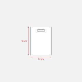 Shopper en TNT 80g/m2 thermosoudé 