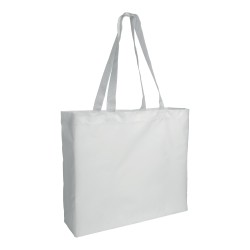 Shopper en polyester 210 D résistant à la chaleur, adapté pour l'impression à sublimation, 
