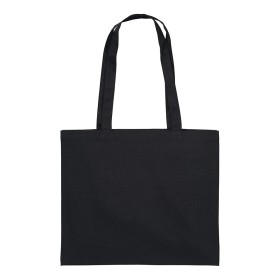 Shopper avec soufflet en coton 200 g/m2, anses longues 