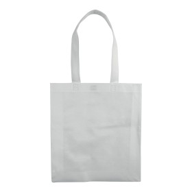 Shopper avec soufflet en TNT 80g/m2 thermosoudé, anses longues 