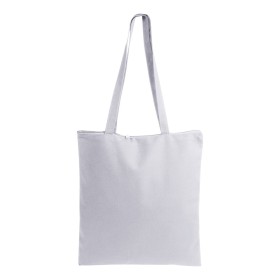 Shopper en coton 220 g/m, anses longues anses longues et fermeture avec zip 
