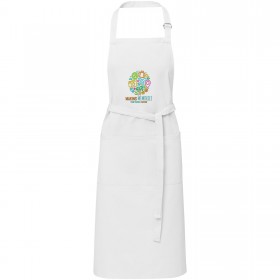 Tablier ajustable Andrea de 240 g/m² avec bretelle réglable au cou 