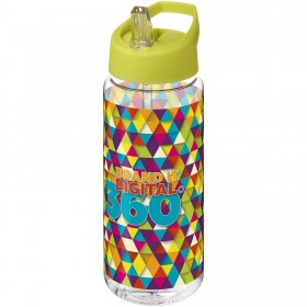 Bouteille de sport H2O Active® Octave Tritan™ de 600 ml avec couvercle à bec verseur 