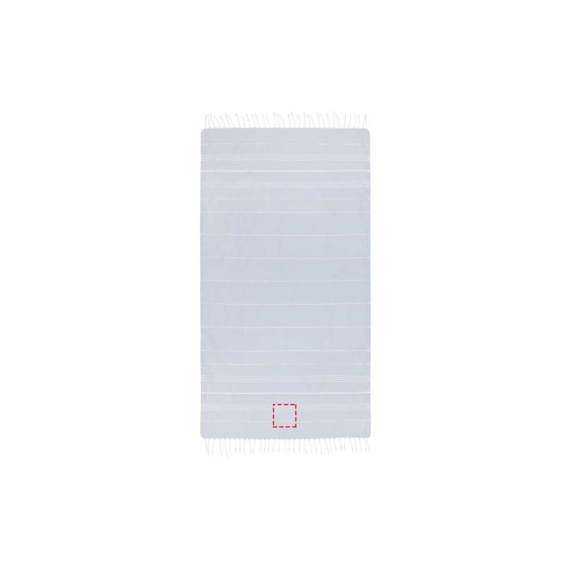 Serviette de hammam Anna en coton 150 g/m² 100 x 180 cm 