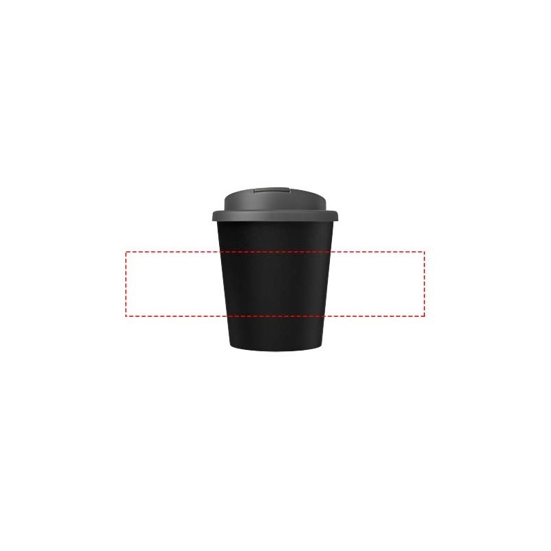 Gobelet recyclé Americano® Espresso Eco de 250 ml avec couvercle anti-déversement 