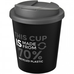 Gobelet recyclé Americano® Espresso Eco de 250 ml avec couvercle anti-déversement 