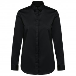 Chemise twill manches longues femme 