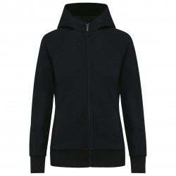 Veste zippée à capuche femme 
