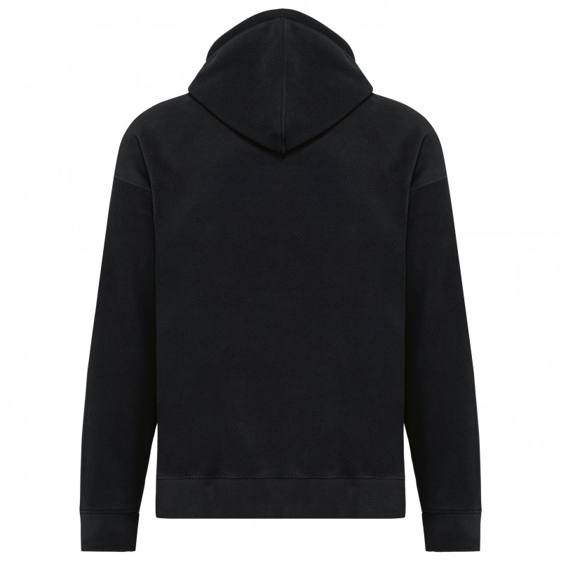 Sweat-shirt à capuche oversize en micropolaire recyclée unisexe 