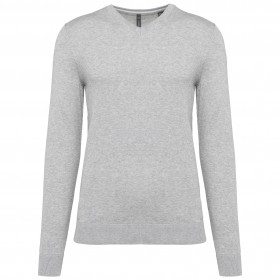 Pull col en V écoresponsable homme 