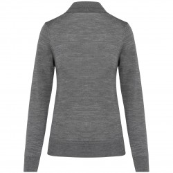 Pull Mérinos col roulé femme 