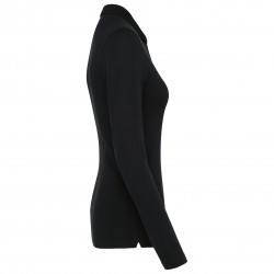 Polo Supima manches longues femme 