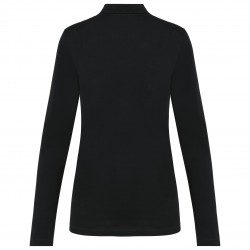 Polo Supima manches longues femme 