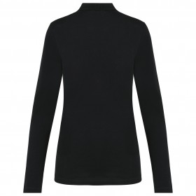 Polo Supima manches longues femme 