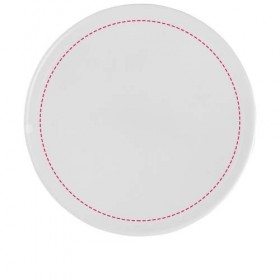 Sous-verre rond Renzo en plastique 