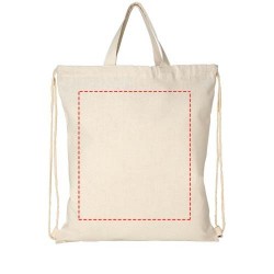 Sac à dos recyclé 210 g/m² Pheebs avec cordon de serrage 6L 
