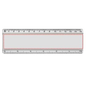 Règle en plastique Ellison 15 cm avec insertion de papier décoratif 
