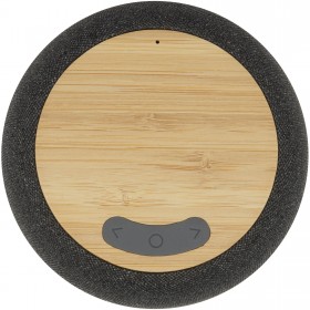 Haut-parleur Bluetooth® et tapis de charge sans fil Ecofiber en bamboo/RPET 