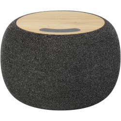 Haut-parleur Bluetooth® et tapis de charge sans fil Ecofiber en bamboo/RPET 