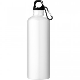 Bouteille d'eau Oregon de 770 ml en aluminium recyclé certifié RCS avec mousqueton 