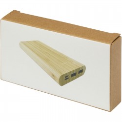 Batterie de secours Tulda de 10,000 mAh en bambou 