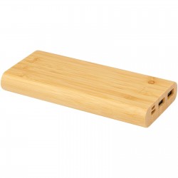 Batterie de secours Tulda de 10,000 mAh en bambou 