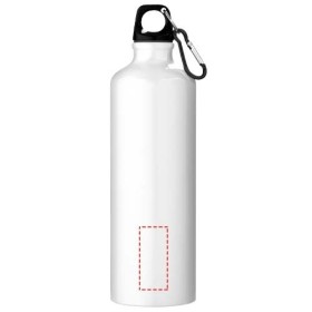 Bouteille d'eau Oregon de 770 ml en aluminium recyclé certifié RCS avec mousqueton 