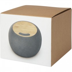 Haut-parleur Bluetooth® et tapis de charge sans fil Ecofiber en bamboo/RPET 