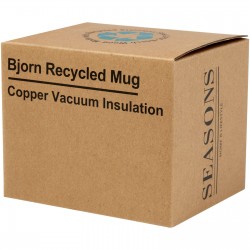Tasse Bjorn de 360 ml en acier inoxydable recyclé certifiée RCS avec isolation sous vide et couche de cuivre 