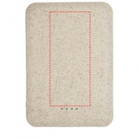 Batterie de secours Asama de 5 000 mAh en paille de blé 