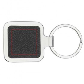 Porte-clés carré Piero en PU pour gravure laser 
