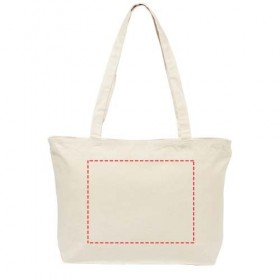 Sac shopping zippé coton 320 g/m² Ningbo 15L 