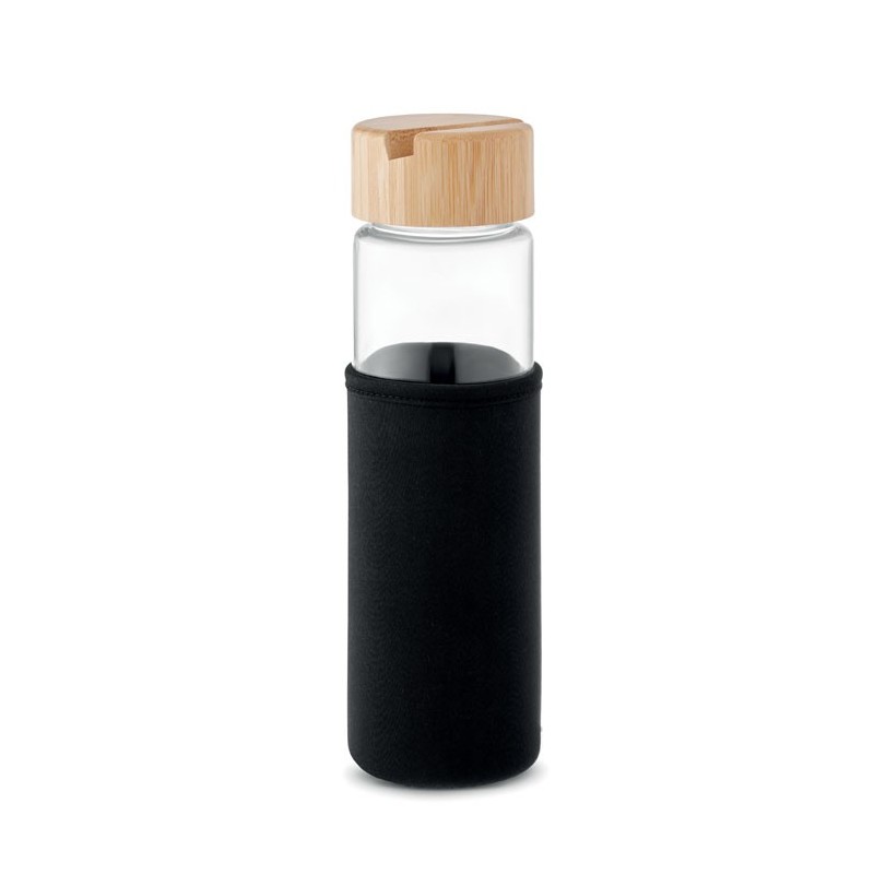 Bouteille verre et bambou 600ml Tinaroo 