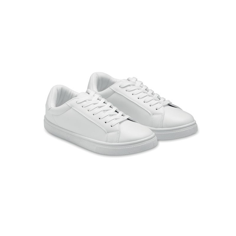 Baskets en PU Taille 37 Blancos 