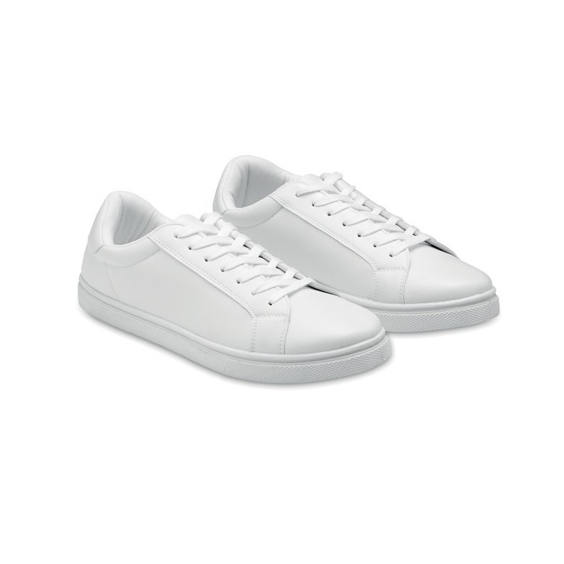 Baskets en PU Taille 45 Blancos 