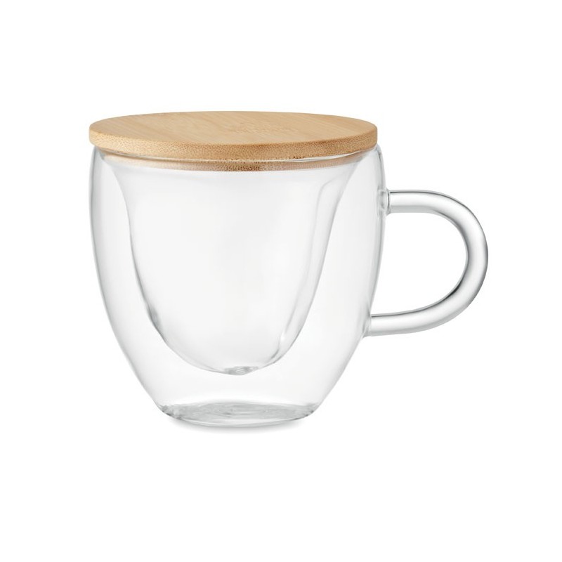 Tasse borosilicaté double paroi Coramug 