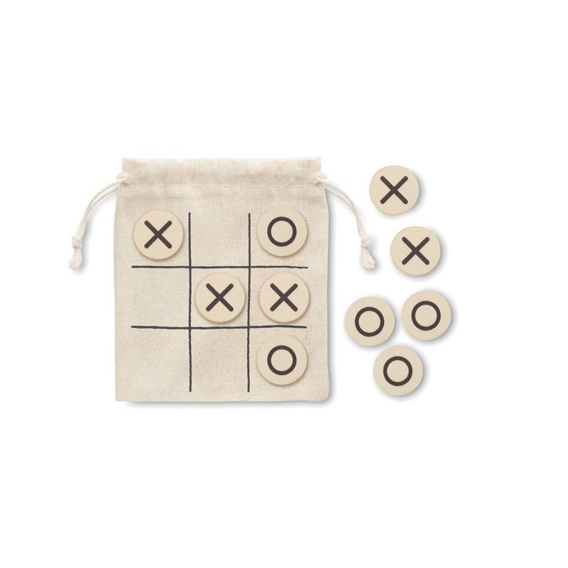 Jeu de morpion en bois Topos 