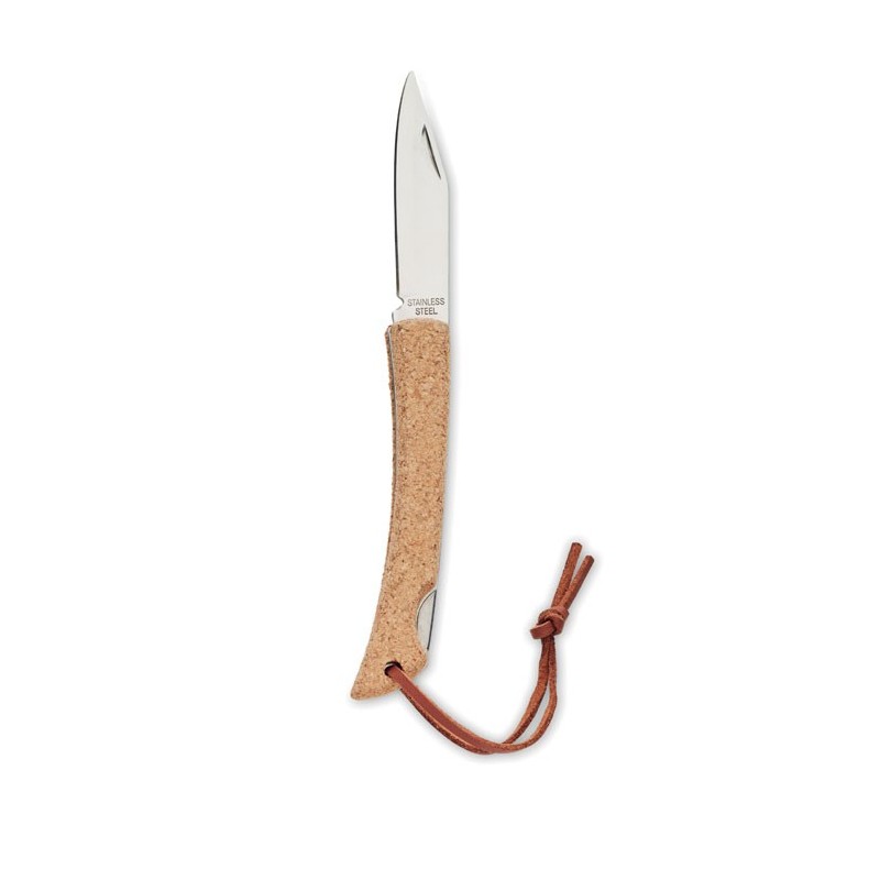 Couteau pliable manche liège Bladekork 
