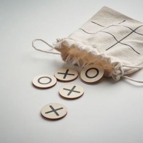 Jeu de morpion en bois Topos 